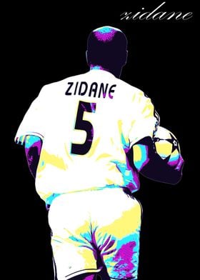 Zidane Football Poster