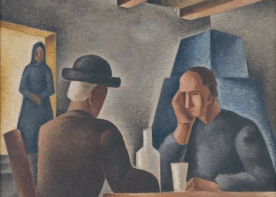 Three Figures in a Room