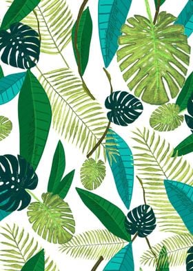 Tropical Leaf Pattern