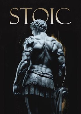 Stoic Warrior Statue