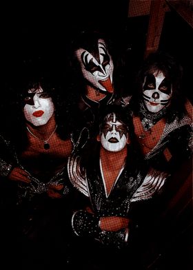 KISS Band Portrait