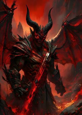 Demon Lord with Sword