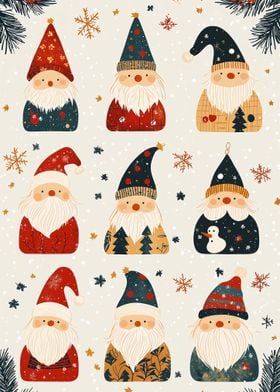 Christmas Gnomes Pattern