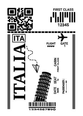 Italy Flight Ticket