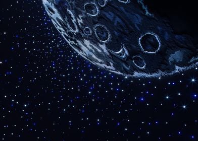 Moon and Stars Ceiling