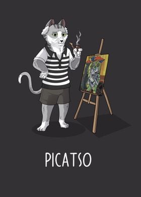 Cat Artist - Picatso