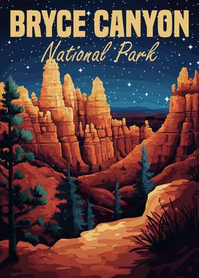 Bryce Canyon National Park Poster