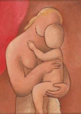 Mother and Child Painting