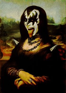 Kiss band Mona Lisa