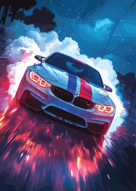 BMW M4 Speed Art