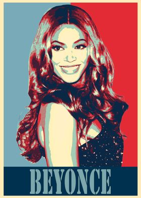 Beyonce Pop Art Poster