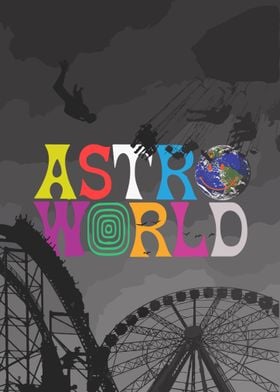 Travis Scott Astro world Album Cover