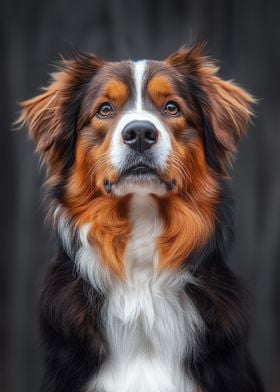 Bernese Mountain Dog Portrait