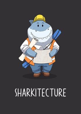 Shark Architect Illustration