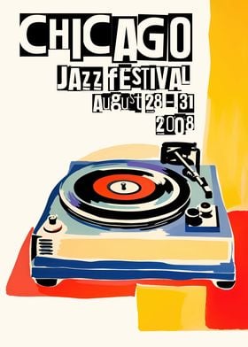 Chicago Jazz Festival Poster