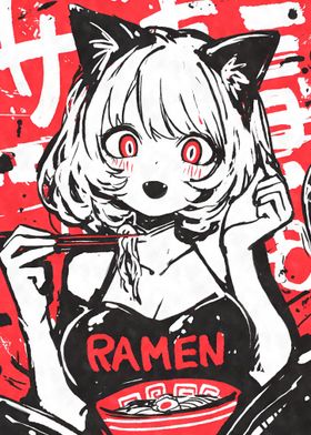 Aesthetic Anime Ramen Art-preview-1