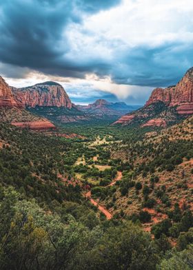 Red Rock Canyon Landscape