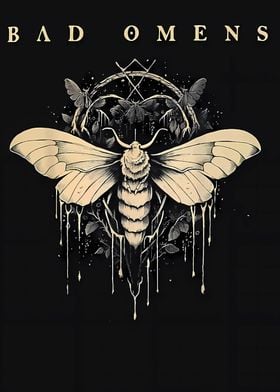 Bad Omens Moth Design