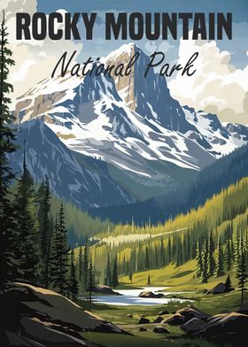 Rocky Mountain National Park Poster