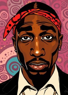 Rapper Pop Art Portrait 2