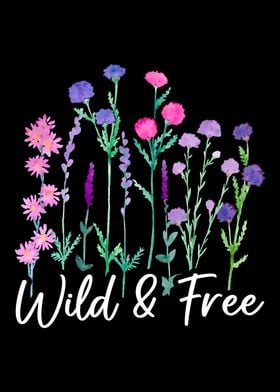 Wild & Free Watercolor Flowers