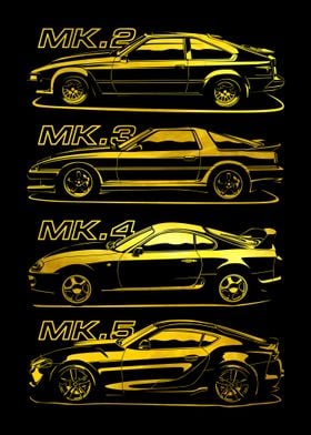 Sports Cars Evolution