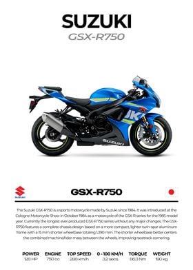 Suzuki GSX-R750 Motorcycle