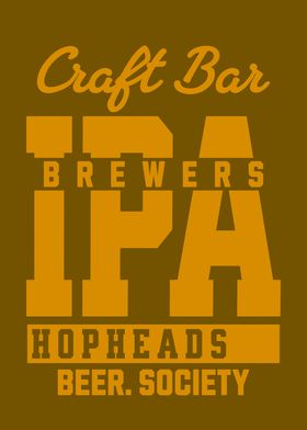 Craft Bar IPA Beer Society