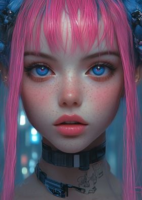 Cyberpunk Anime Girl