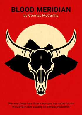 Blood Meridian Minimalist Book Cover