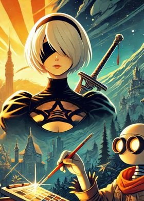 nier automata 2B gaming