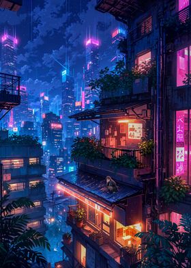 Amidst the Neon Lights