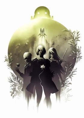 Nier Automata Silhouettes