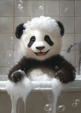 Panda Bath Time