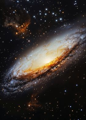 Spiral Galaxy in Space