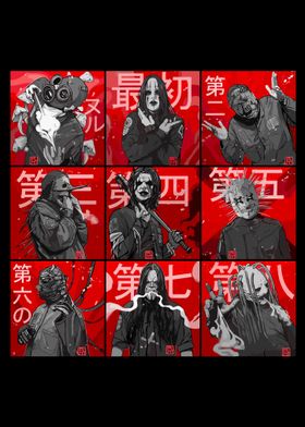 Slipknot Members Art Print