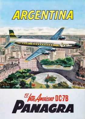 Panagra DC-7B Argentina