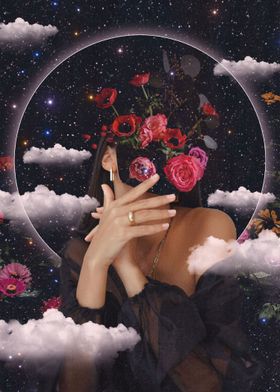 Floral Cosmic Portrait