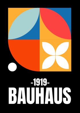 Colorful Bauhaus Black Baground-preview-0