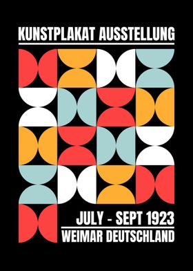 Colorful Bauhaus Black Baground-preview-3