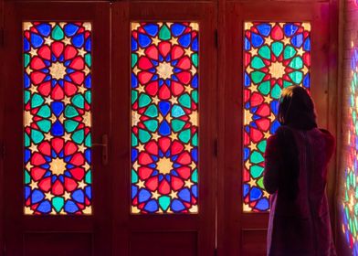 Stained Glass Doorway