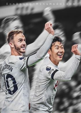 Son Heung-min & Maddison Celebration