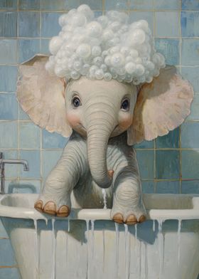 Elephant Bath Time