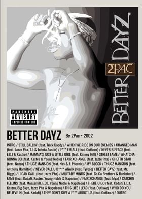 2Pac Better Dayz Album Cover