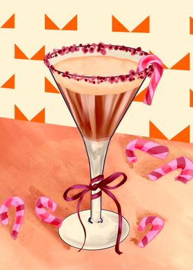 Candy Cane Martini