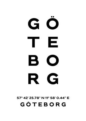 Gothenburg City Typography