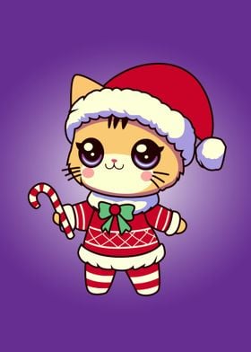 Cute Christmas Cat