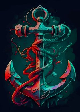 Anchor with Rope