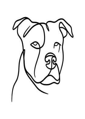 Dog Line Art