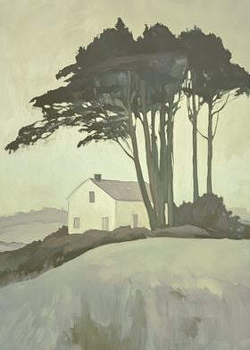 House and Trees Landscape